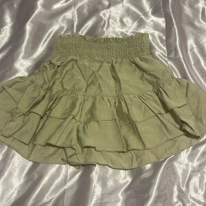 SHEIN tan/khaki skort size s
